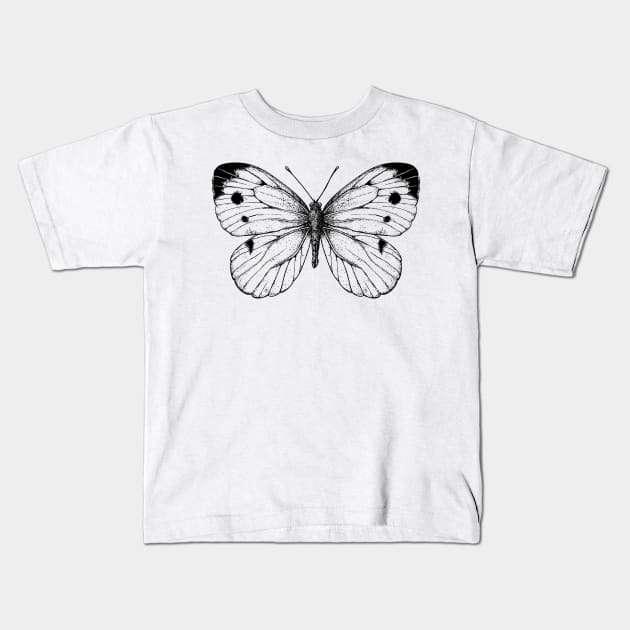 Cabbage butterfly Kids T-Shirt by katerinamk